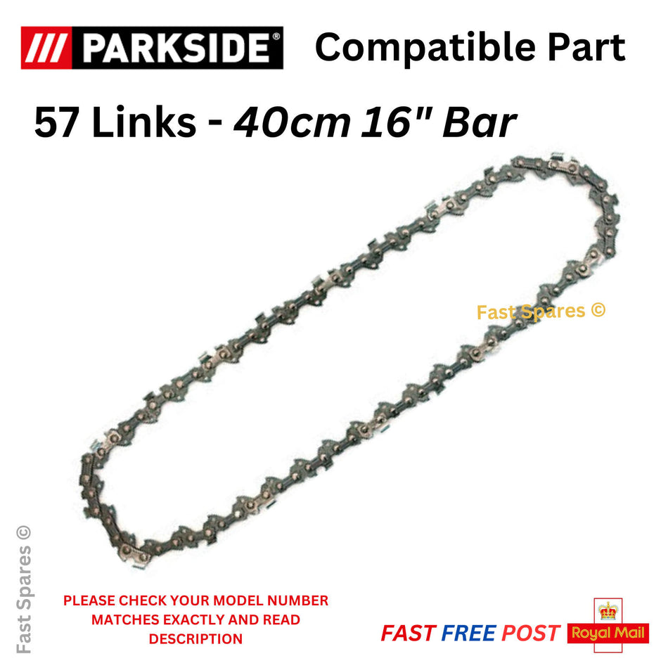 Parkside PEKS2200 C2 Chainsaw Chain 40cm (16") Bar 57 Links FAST UK POST
