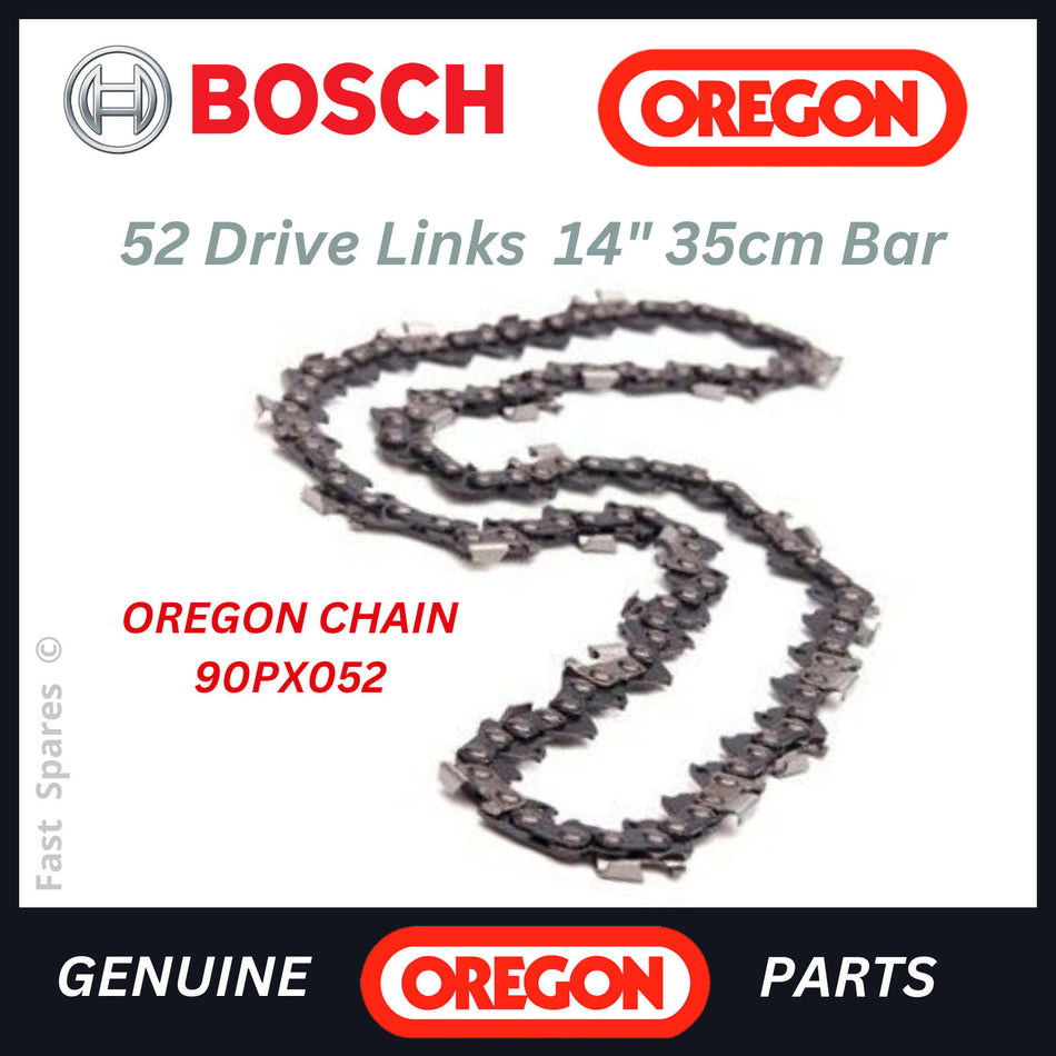 BOSCH Universal Chain 35 OREGON Chainsaw Chain 35cm 14" Bar 52 Links FAST POST