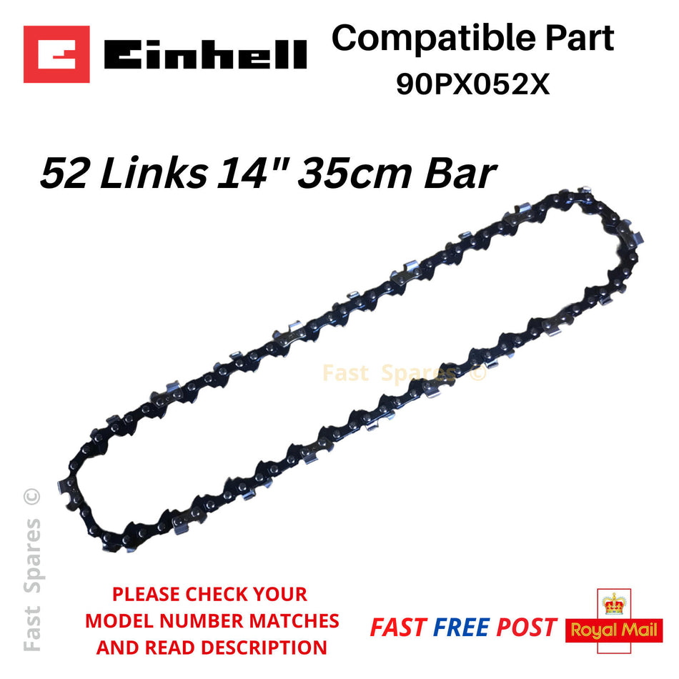 Einhell  GE-LC 36/35 Li  Chainsaw Chain 35cm 14" 52 Link FAST POST