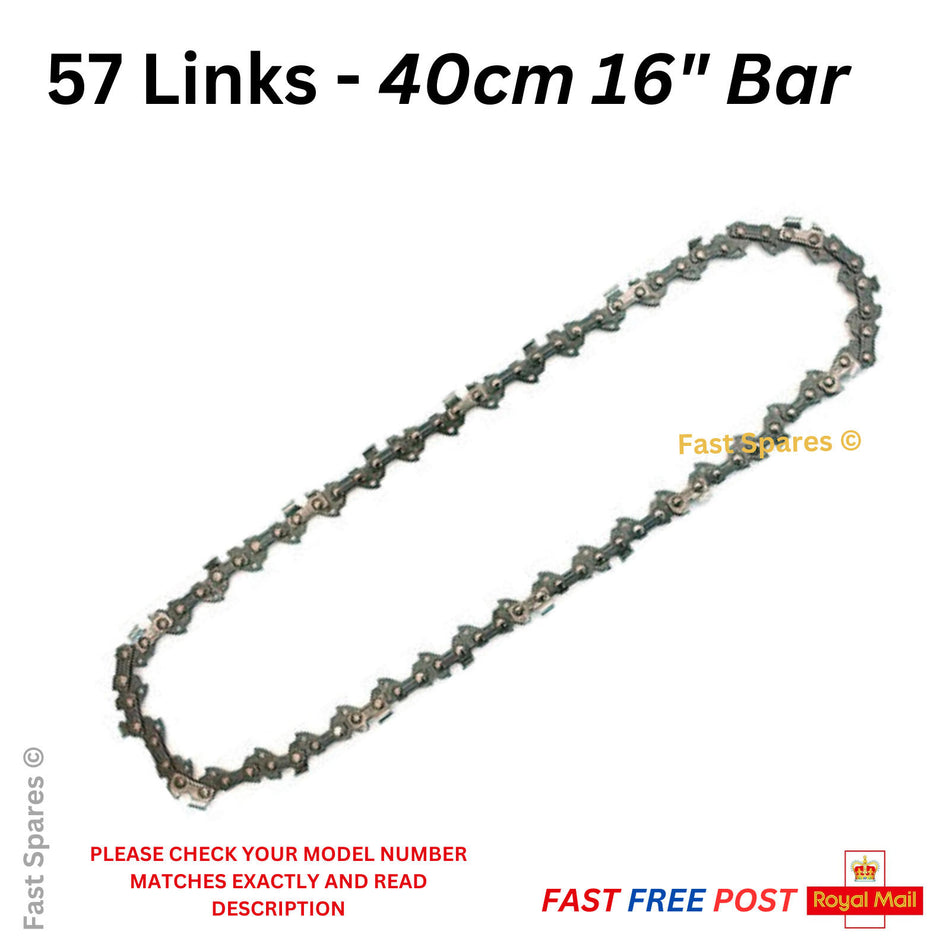 Parkside PEKS2200 C2 Chainsaw Chain 40cm (16") Bar 57 Links FAST UK POST