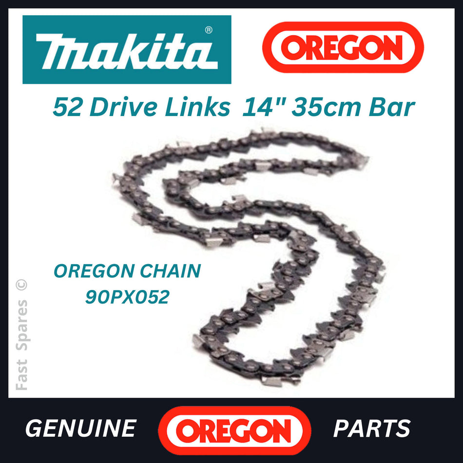 Makita DUC353Z OREGON Chainsaw Chain 52 Drive Links 14 "35cm Guide Bar FAST POST
