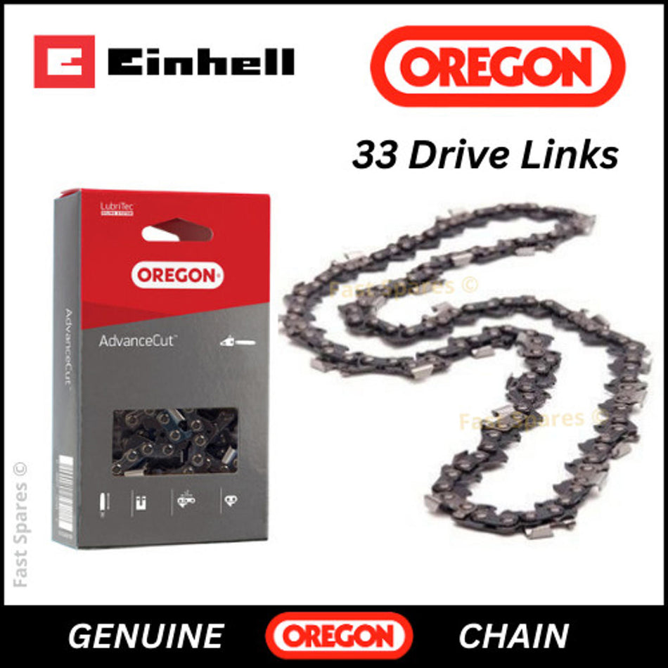 EINHELL GP-LC 18/20 Li  GENUINE OREGON Chainsaw Chain 33 Drive Links FAST POST