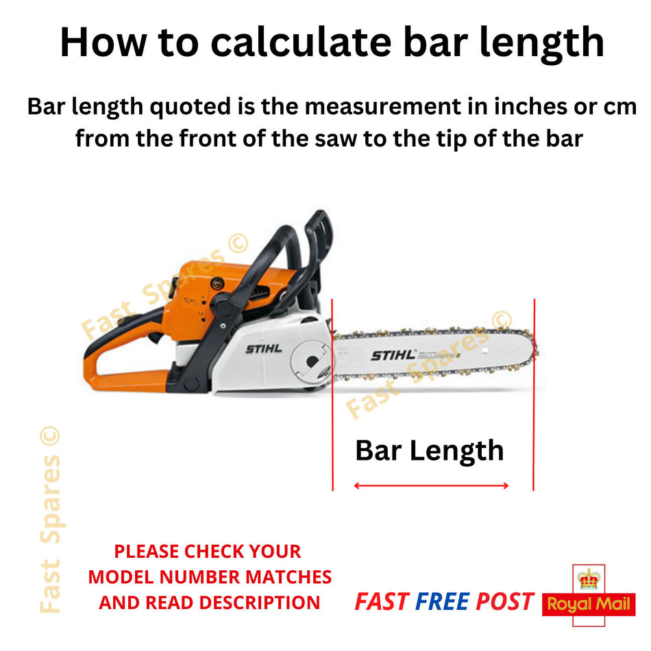 Makita Makita UC4051A UC4021A Chainsaw Chain 56 Drive links 40cm Bar FAST POST