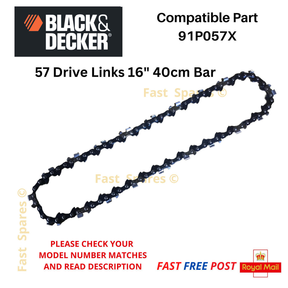Black & Decker BECS2040-GB / CS2040 Chainsaw Chain  57 Links FAST POST