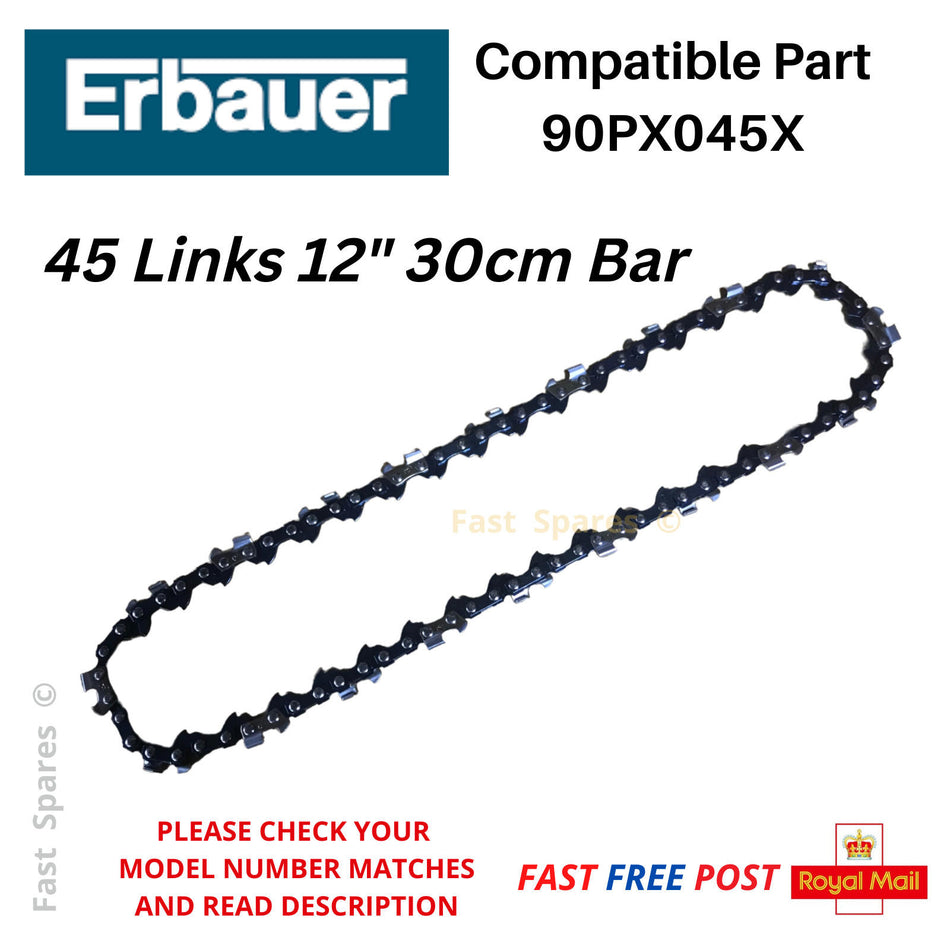 Erbauer ECSG18-Li Chainsaw Chain Screwfix 805HF  90PX045X FAST POST