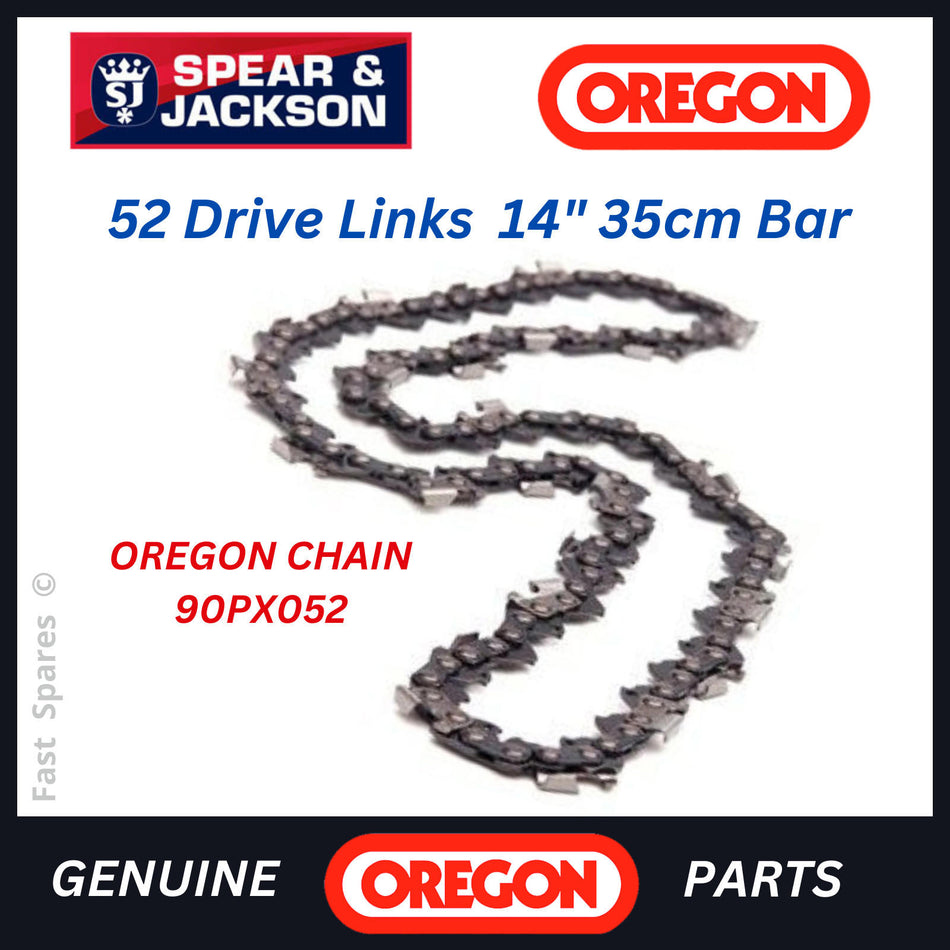 Spear &Jackson S3635CC OREGON Chainsaw Chain Argos 284/6987 35cm 14" 52 D/Links