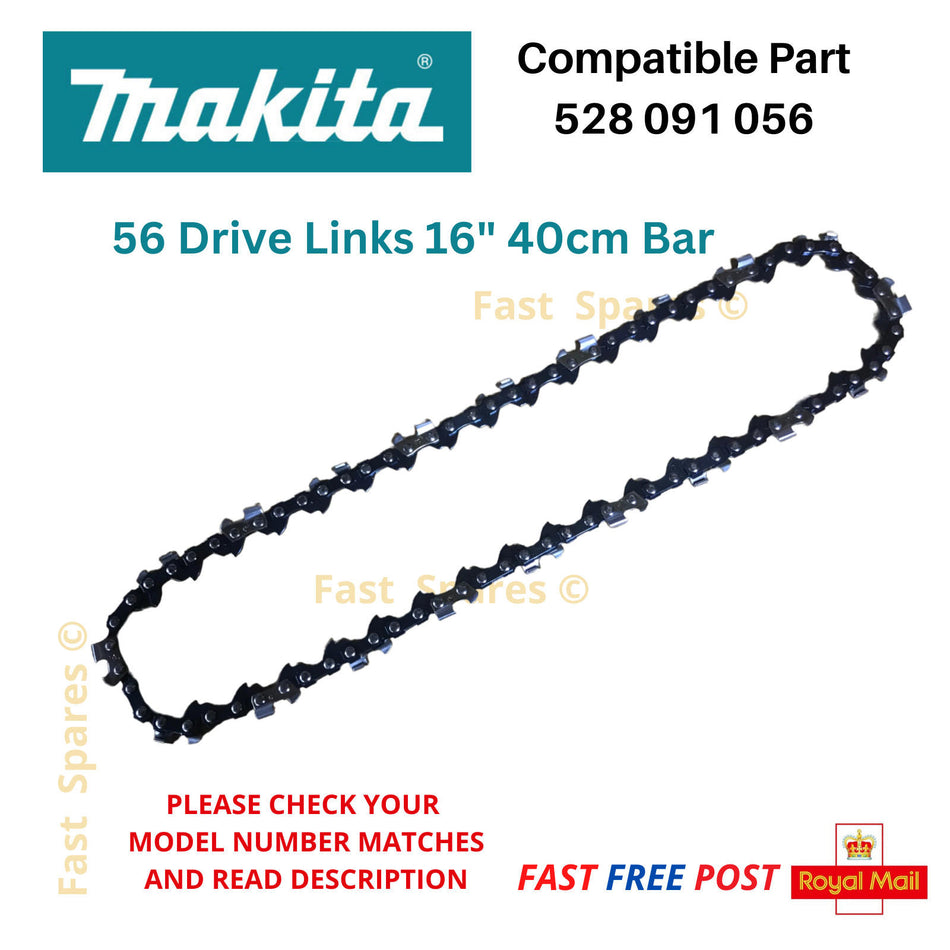 Makita UC4003A UC4030A UC4030AP Chainsaw Chain 56 Drive links 40cm Bar FAST POST